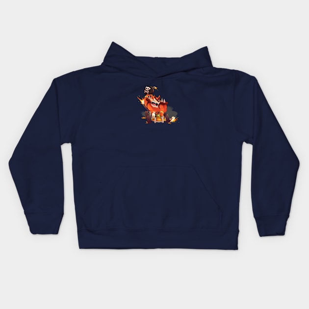 Stormy Ascent Kids Hoodie by RianSanto